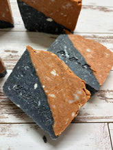 Load image into Gallery viewer, &#39; Granite&#39; Moroccan Clay &amp; Activated Charcoal - Essential Oil Soap

