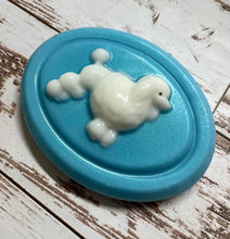 Load image into Gallery viewer, White Poodle Oval Soap
