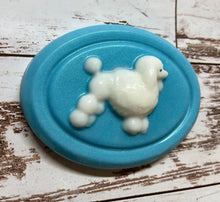 Load image into Gallery viewer, White Poodle Oval Soap
