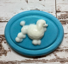 Load image into Gallery viewer, White Poodle Oval Soap
